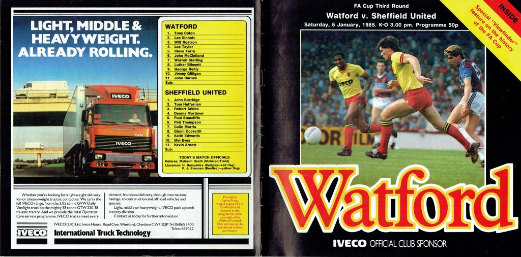 January 1985 OLD WATFORD